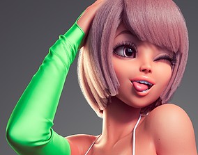 cute characters 3d models